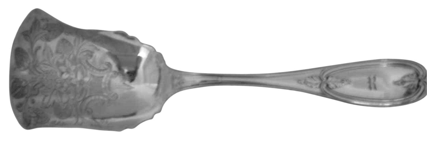 Olive (Sterling) Solid Bon Bon Spoon by Shreve Silver-1