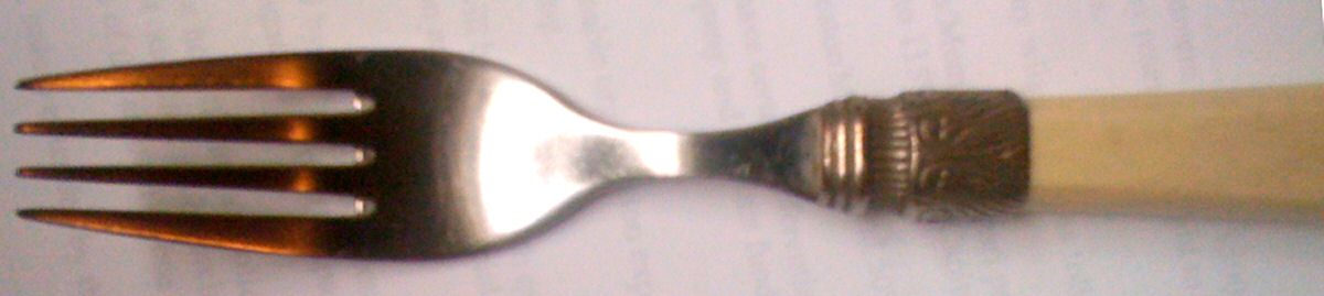 Pearls-Pearl White (Stainless, Plastic) Fork by Stanley Roberts-1