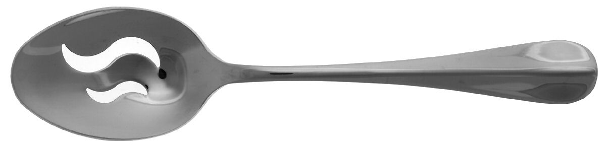 A La Carte (Stainless) Pierced Tablespoon (Serving Spoon) by Stanley Roberts-1
