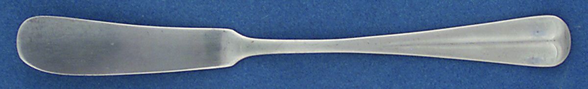 Colonial Manor (Stainless) Flat Handle Butter Spreader by Stanley Roberts-1