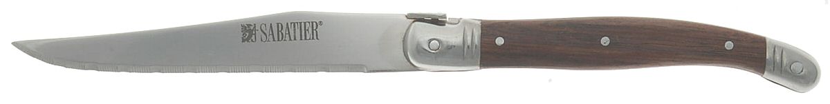 Laguiole-Rosewood (Stainless) Modern Hollow Knife by Sabatier-1