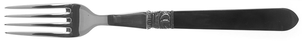 Cannes-Black (Stainless) Hollow Handle Fork by Sabatier-1