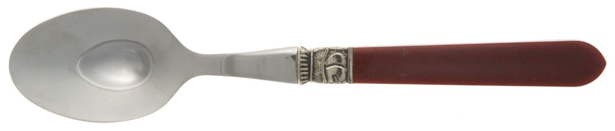Cannes-Burgundy (Stainless) Hollow Handle Place/Oval Spoon by Sabatier-1