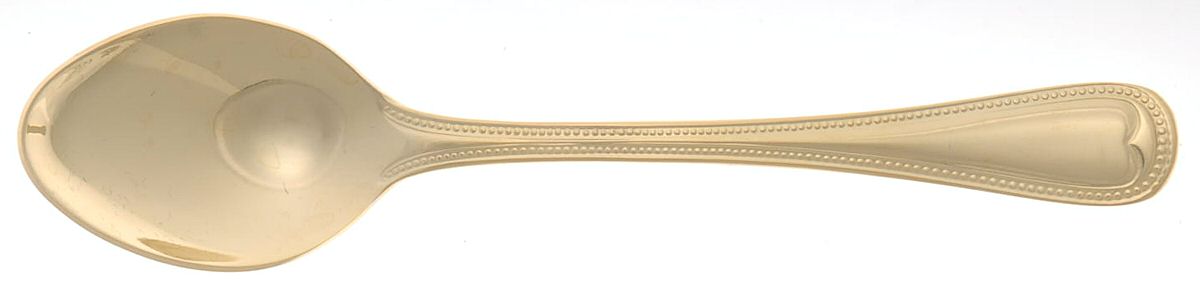 SBB8 (Gold Electroplate) Five O'Clock Teaspoon by SBS Bestecke-1