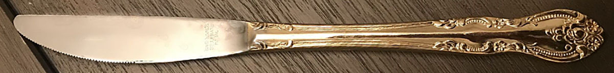 Sarah Ane (Gold Electroplate) Modern Hollow Knife by SSI-1
