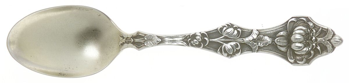 Floral Series #1 (Sterling) Five O'Clock Spoon by Saart Brothers-1