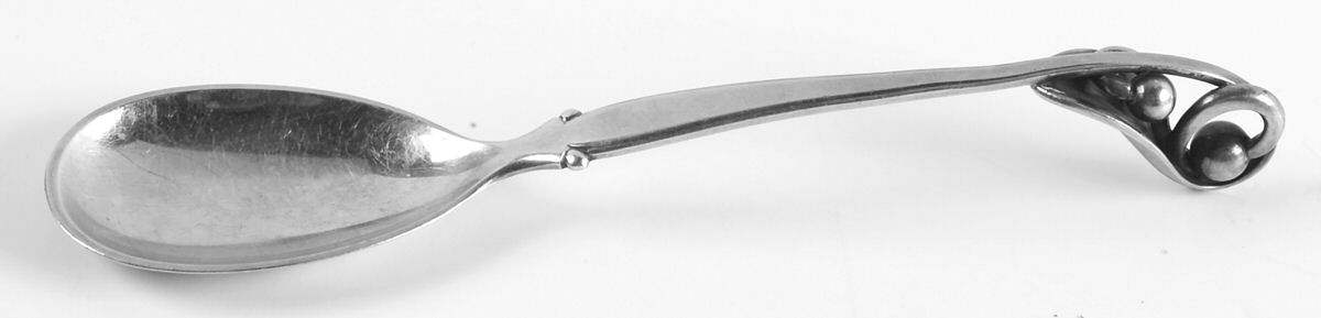 SOS7 (Sterling) Sugar Spoon by Broderne W & S Sorensen-1