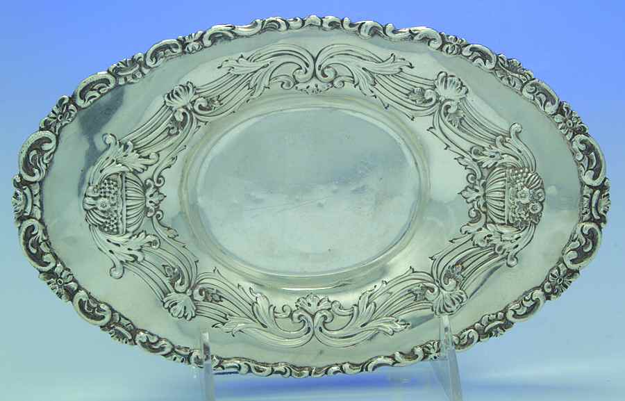 SCS4 (Sterling, Hollowware) Underplate for Sterling Gravy Boat by Schofield-1