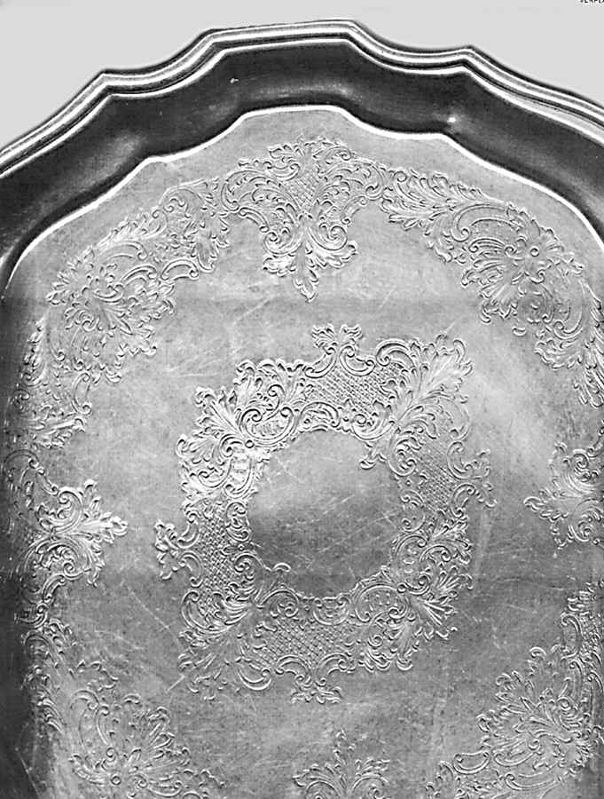 263 (Silverplate, Hollowware) 13" Round Tray by Sheffield Silver Co (USA)-1