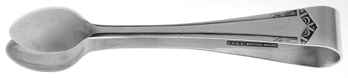 SHD6 (Silverplate) Sugar Tongs by Sheffield-1