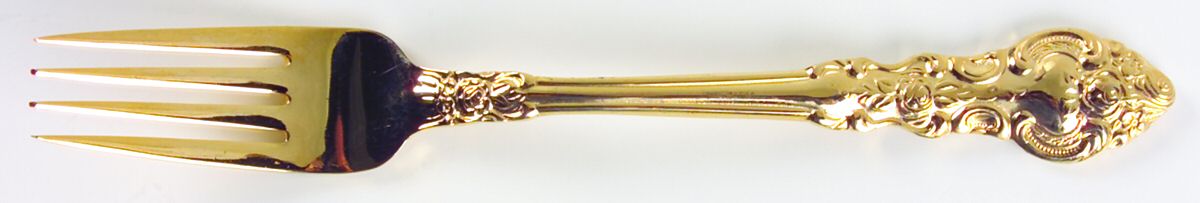SRB247 (Gold Electroplate) Fork by Stanley Roberts-1