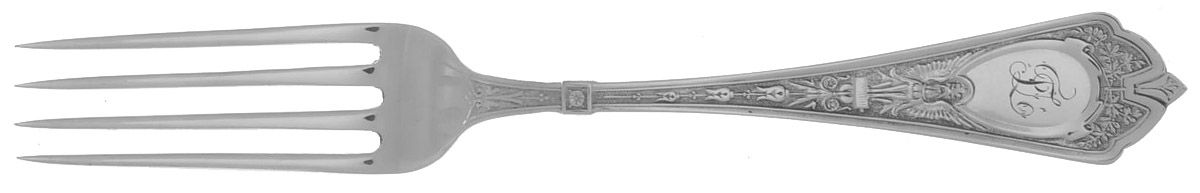 Cleopatra (Sterling) Monogram Fork by Schulz & Fischer-1