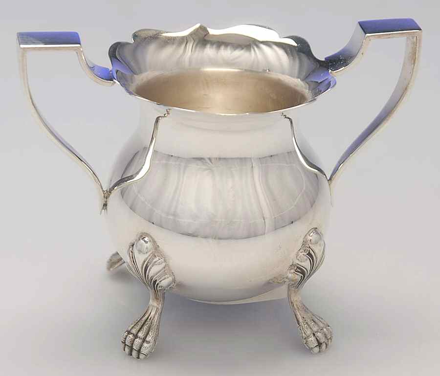 1569 (Sterling, Hollowware) Mini Open Sugar Bowl by Schofield-1
