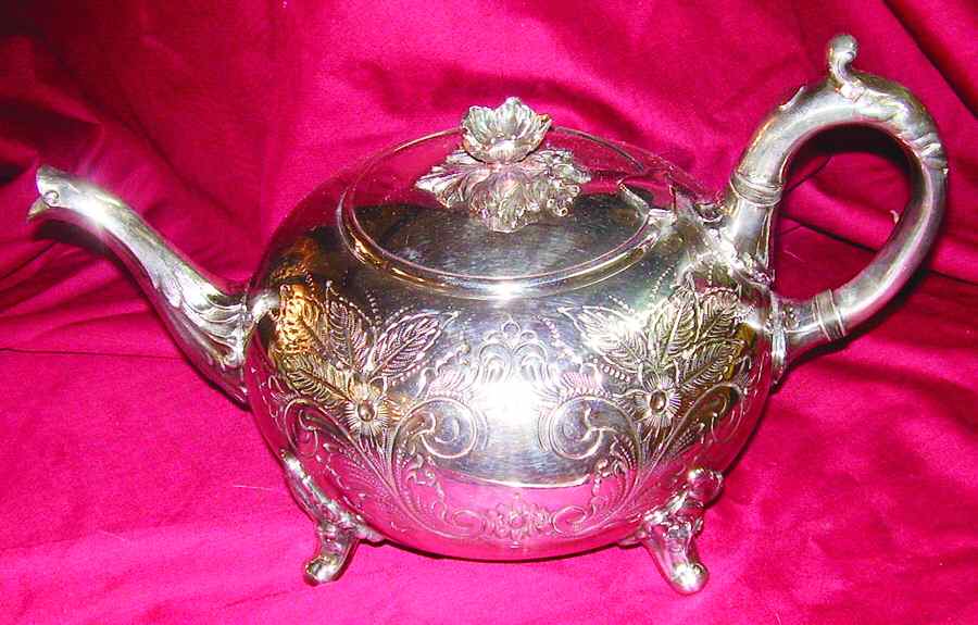 SHC57 (Silverplate, Hollowware) Teapot by Sheffield Silver Co (USA)-1