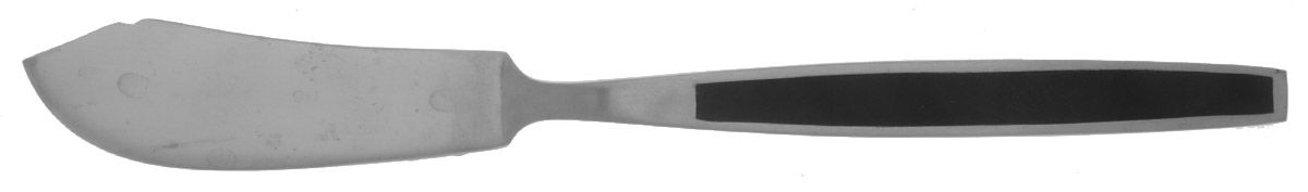 Contrast (Stainless) Flat Handle Master Butter Knife by Stanley Roberts-1