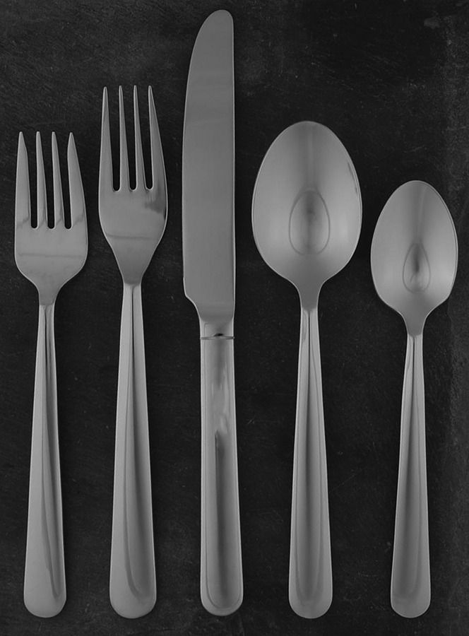 Strand (Stainless) 5 Piece Place Setting by Splendide-1