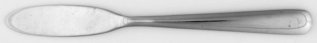 Strand (Stainless) Flat Handle Master Butter Knife by Splendide-1