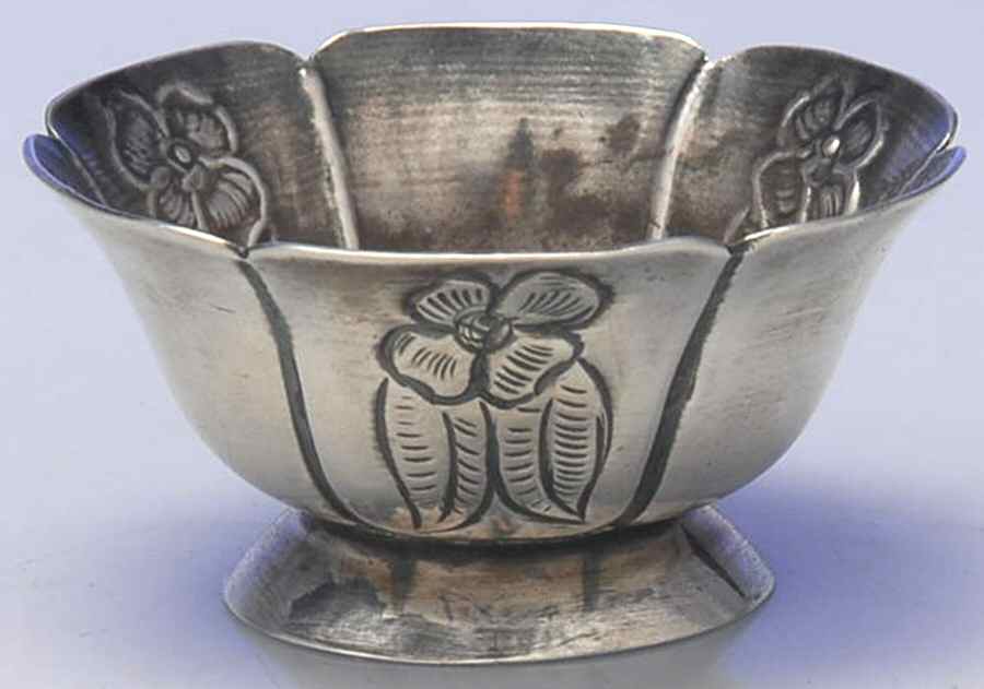 9560 (Sterling, Hollowware) Open Salt Individual by Sanborns (Mexico)-1
