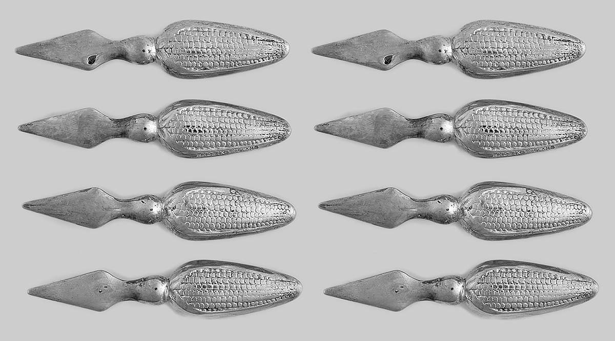 Silverplate Hollowware Corn Spear (Set of 6) by Sheffield Silver Co (England)-1