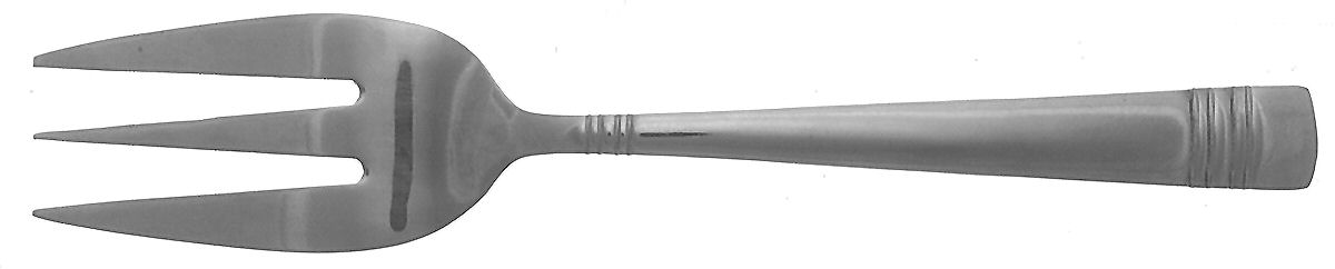 Mesa (Stainless, Rounded Tip) Medium Solid Cold Meat Serving Fork by Stanley Roberts-1