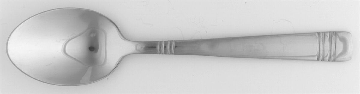 Mesa (Stainless, Rounded Tip) Place/Oval Soup Spoon by Stanley Roberts-1