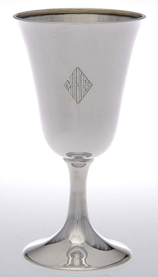 211 (Sterling, Hollowware) Water Goblet by Schofield-1