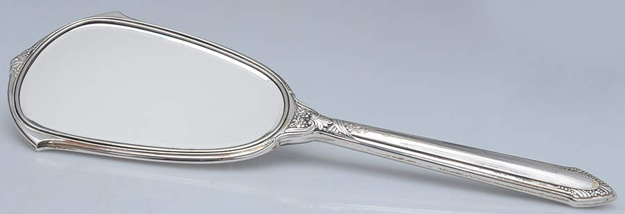 SBS13 (Sterling, Hollowware) Mirror with Handle by Saart Brothers-1