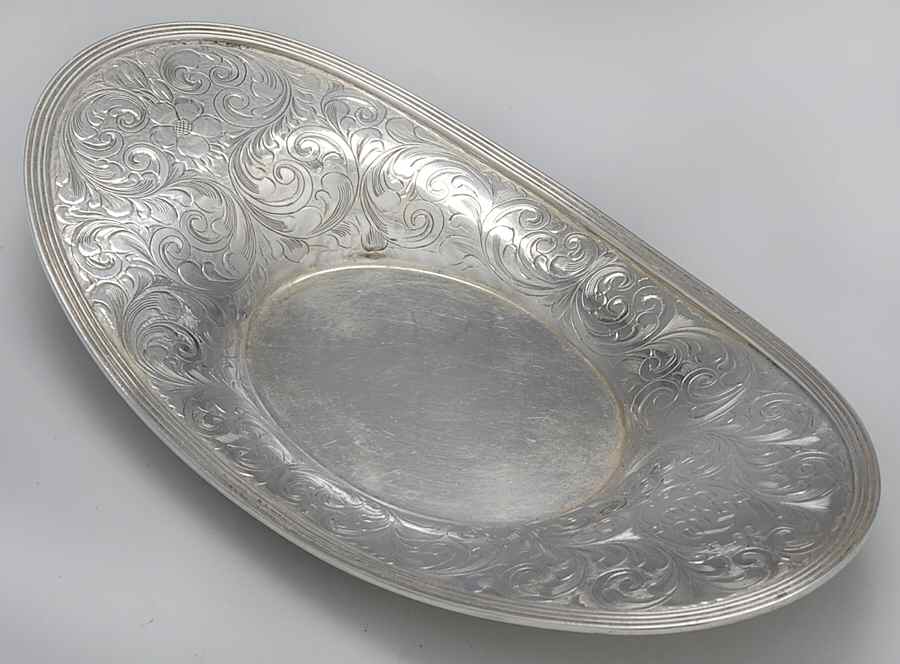 Lorraine (Sterling, Hollowware) Underplate for Gravy Boat by Schofield-1