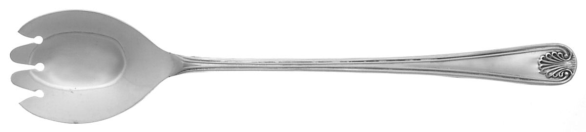 SSD1 (Silverplate) Solid Salad Serving Fork by Sheffield Silver Co (England)-1