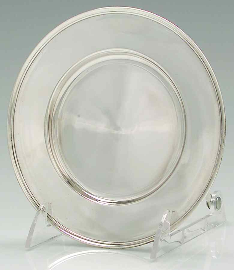 10758 (Sterling, Hollowware) Bread Plate by Shreve Silver-1