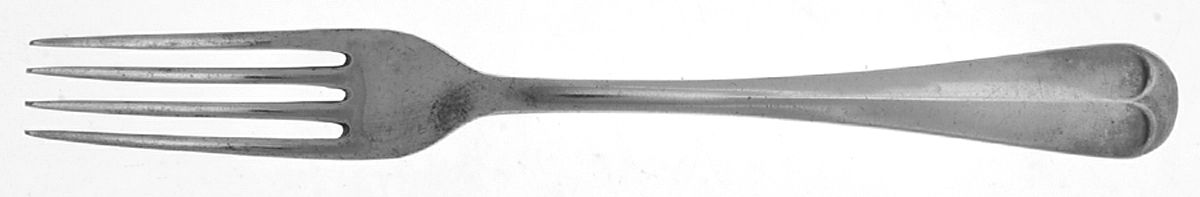 Rattail (Silverplate) Fork by Sheffield Silver Co (England)-1
