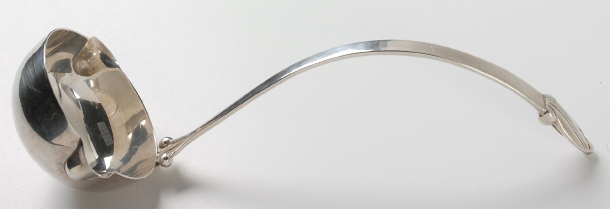 Sterling Flatware Punch Ladle with Double Lipped Bowl by Sanborns (Mexico)-1
