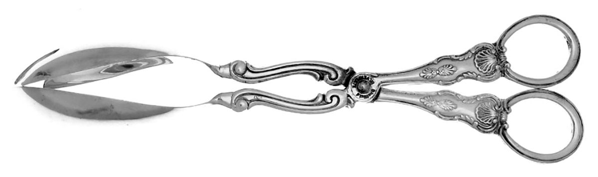 Kings (Silverplate) 1-Piece Salad Tongs by Sheffield-1