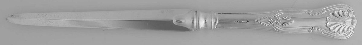 Kings (Silverplate) Letter Opener with Stainless Blade by Sheffield-1