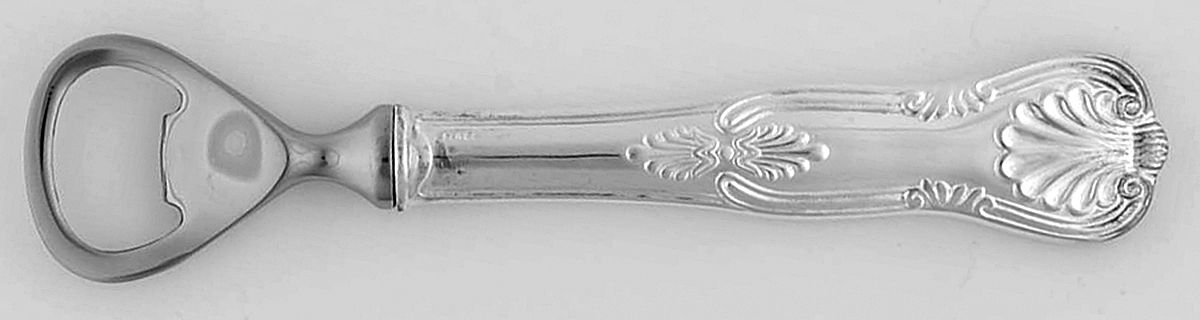 Kings (Silverplate) Bottle Opener with Stainless Bowl by Sheffield-1