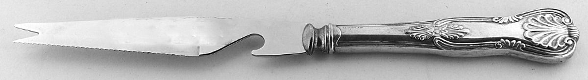 Kings (Silverplate) Solid Bar Knife by Sheffield-1