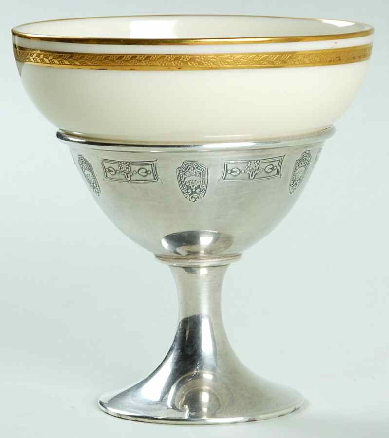 Sterling Hollowware Sherbet & Glass Liner - Set of 4 by Saart Brothers-1