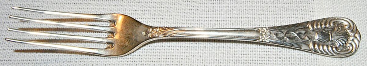 FW51 Ribbon (Silverplate) Fork by Sterlingcraft-1