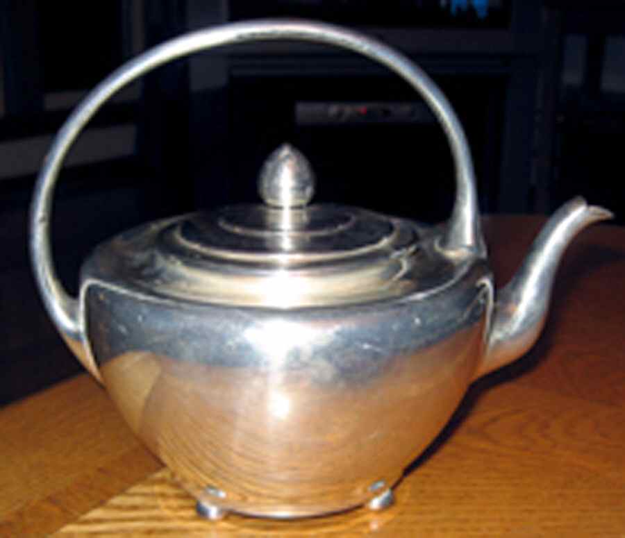 400 (Silverplate, Hollowware) Teapot by Simpson Hall & Miller-1