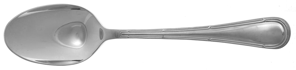 Ruban (Silverplate on 18-10 Stainless) Place/Oval Soup Spoon by Sambonet-1