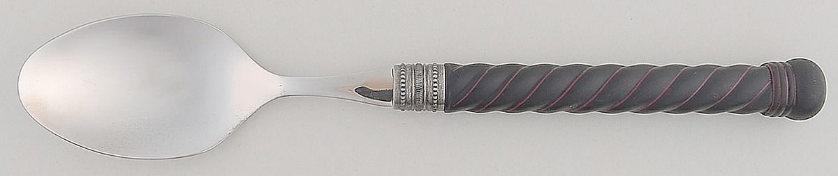 Twist Rough(Stainless) Place/Oval Soup Spoon by Sabatier-1