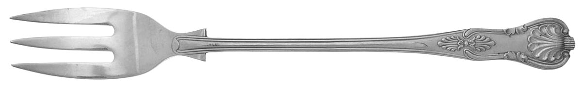 Silverplate Flatware Solid Buffet Serving Fork by Sheridan Silver Co-1