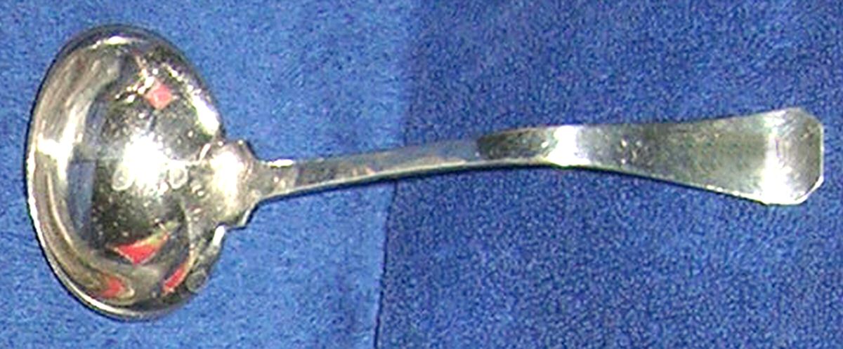 SHR17 (Sterling) Solid Gravy Ladle by Shreve Silver-1