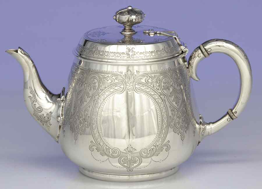 Sterling Hollowware Teapot by Samuel Smily-1
