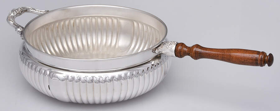 457E (Silverplate, Hollowware) Chafing Dish No Lid by Sheridan Silver Co-1