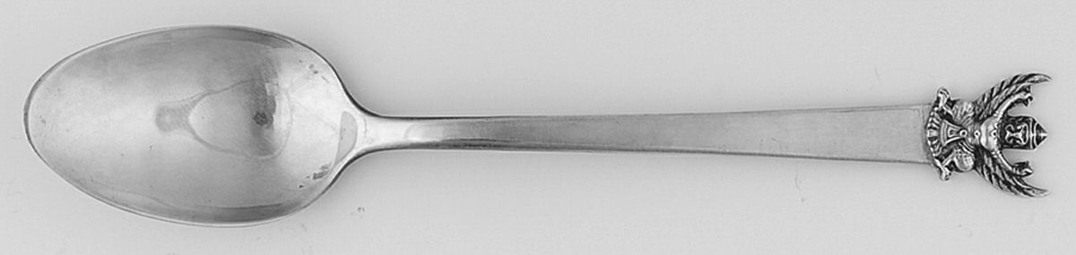Sterling Flatware Five O'Clock Spoon by Siam Silver-1