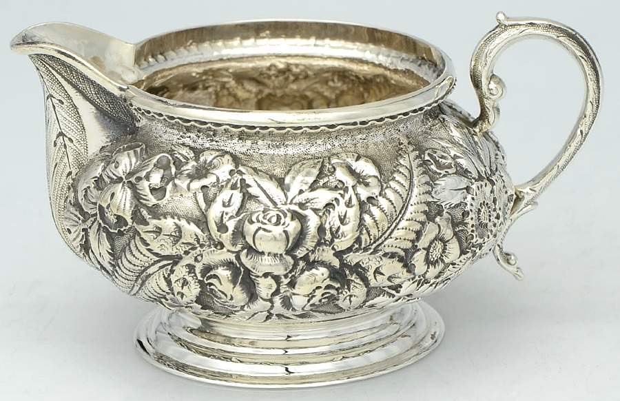 Baltimore Rose (Sterling, 1905, Hollowware) Creamer by Schofield-1