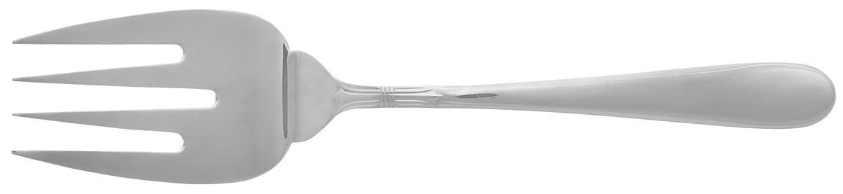 SMD6 (Stainless) Medium Solid Cold Meat Serving Fork by Carl John Schmidt-1