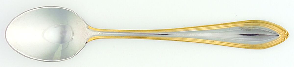 SMD1G (Stainless-Gold Accent) Demitasse Spoon by Carl John Schmidt-1