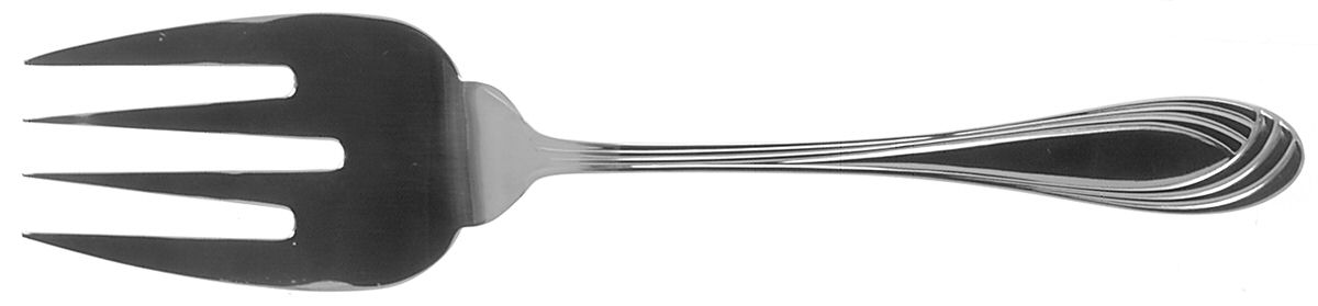 SMD8 (Stainless) Large Solid Fish Serving Fork by Carl John Schmidt-1